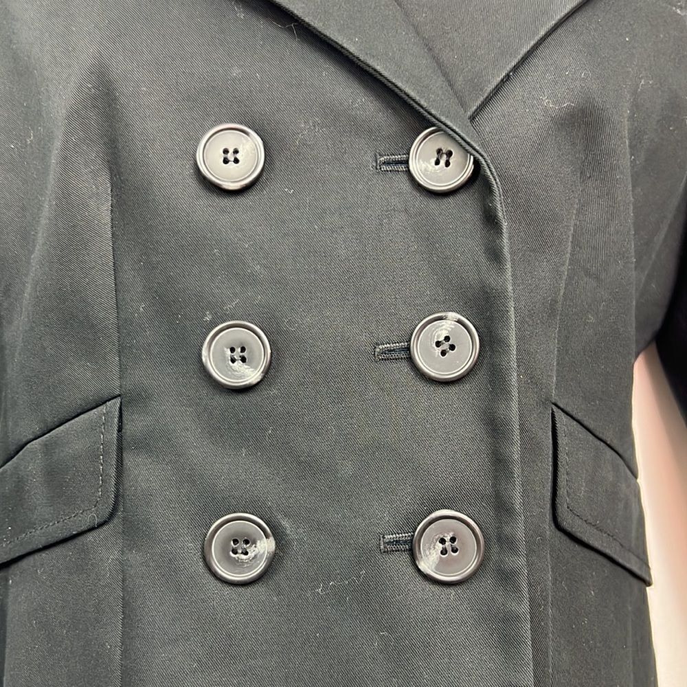 Loft Black Double Breasted Blazer 4P EUC - Picture 3 of 11